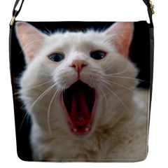 Wow Kitty Cat From Fonebook Flap Closure Messenger Bag (s) by 2853937