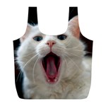 Wow Kitty Cat From Fonebook Full Print Recycle Bag (L) Front