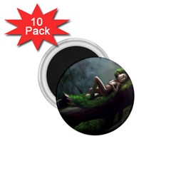 Wooden Child Resting On A Tree From Fonebook 1 75  Magnets (10 Pack)  by 2853937