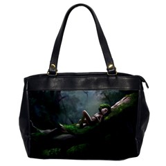 Wooden Child Resting On A Tree From Fonebook Oversize Office Handbag by 2853937