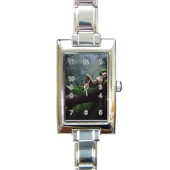 Wooden Child Resting On A Tree From Fonebook Rectangle Italian Charm Watch by 2853937