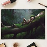 Wooden Child Resting On A Tree From Fonebook Cosmetic Bag (XXL) Front