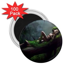 Wooden Child Resting On A Tree From Fonebook 2 25  Magnets (100 Pack)  by 2853937