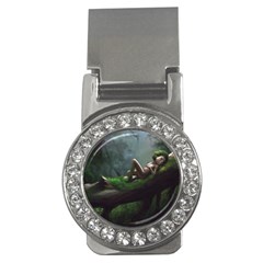 Wooden Child Resting On A Tree From Fonebook Money Clips (cz)  by 2853937