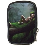 Wooden Child Resting On A Tree From Fonebook Compact Camera Leather Case Front