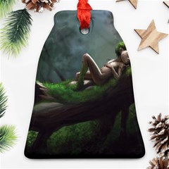 Wooden Child Resting On A Tree From Fonebook Ornament (bell) by 2853937