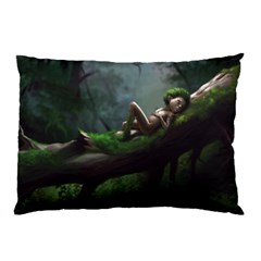 Wooden Child Resting On A Tree From Fonebook Pillow Case (two Sides) by 2853937