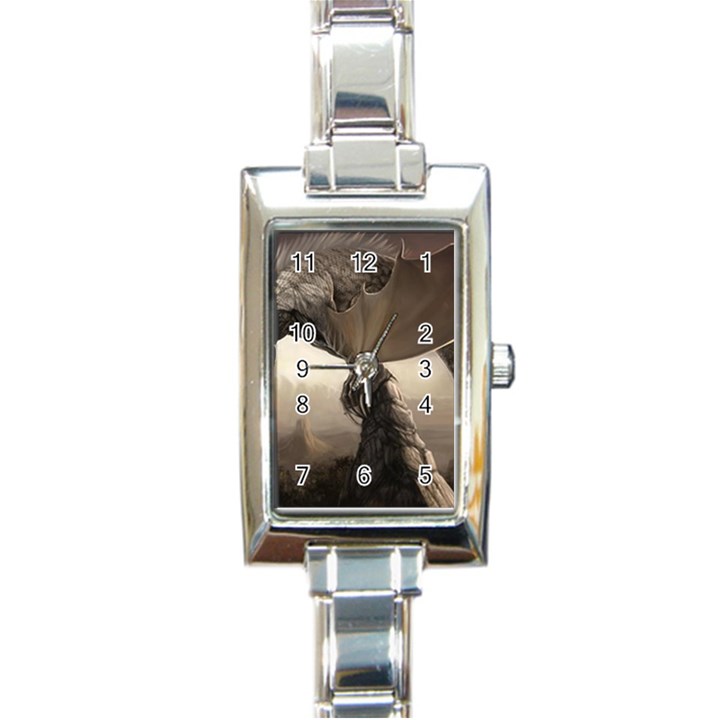 Lord Of The Dragons From Fonebook Rectangle Italian Charm Watch