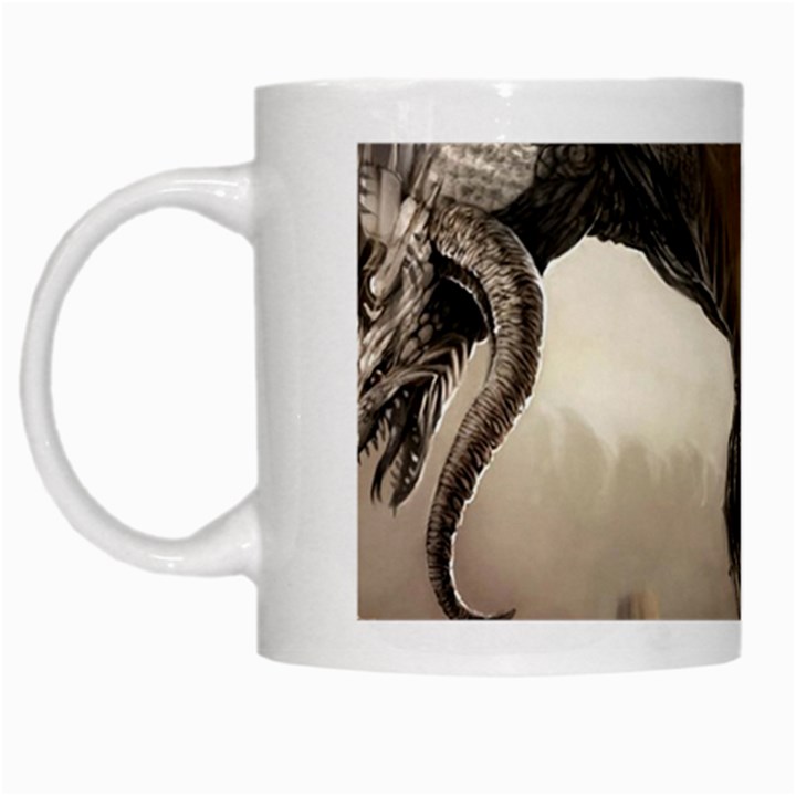 Lord Of The Dragons From Fonebook White Mugs