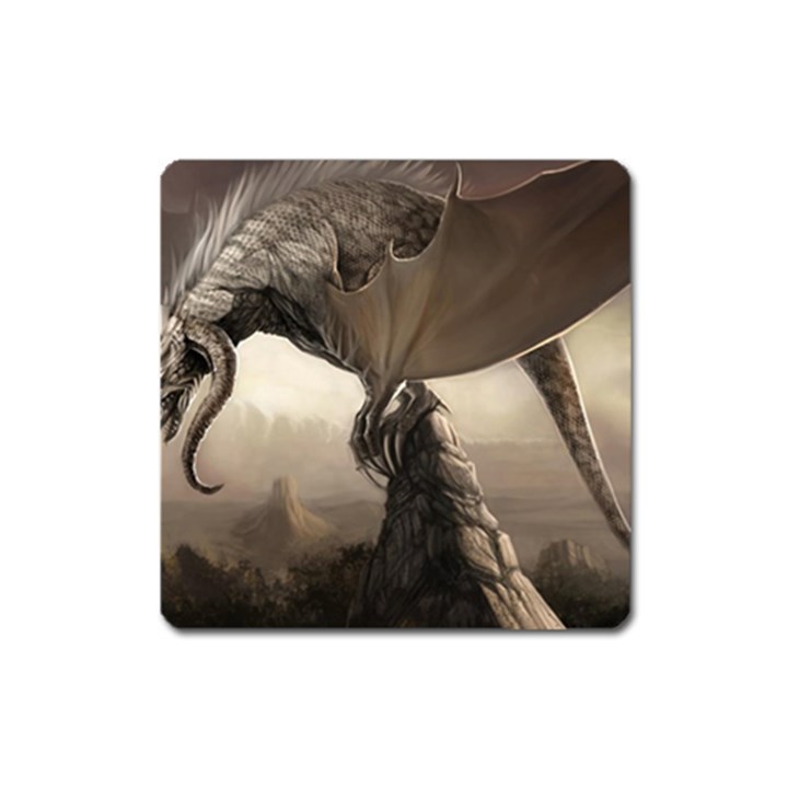 Lord Of The Dragons From Fonebook Square Magnet