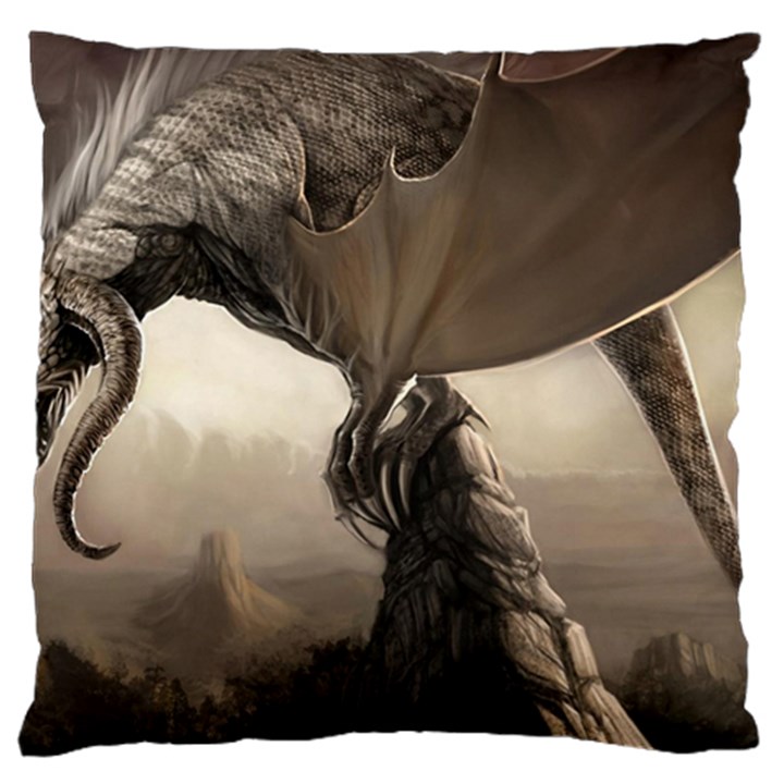 Lord Of The Dragons From Fonebook Large Cushion Case (Two Sides)