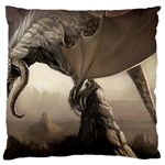 Lord Of The Dragons From Fonebook Large Cushion Case (Two Sides) Back