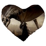 Lord Of The Dragons From Fonebook Large 19  Premium Heart Shape Cushions Front