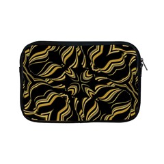 Black And Orange Geometric Design Apple Ipad Mini Zipper Cases