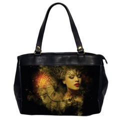 Surreal Steampunk Queen From Fonebook Oversize Office Handbag (2 Sides) by 2853937