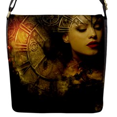 Surreal Steampunk Queen From Fonebook Flap Closure Messenger Bag (s) by 2853937