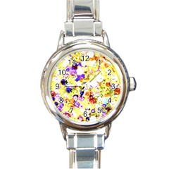 Sequins And Pins Round Italian Charm Watch by essentialimage