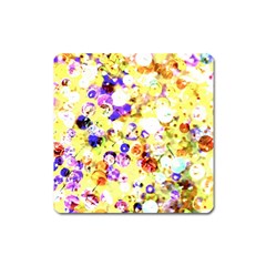 Sequins And Pins Square Magnet by essentialimage