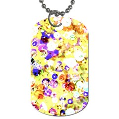 Sequins And Pins Dog Tag (one Side) by essentialimage