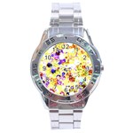 Sequins and Pins Stainless Steel Analogue Watch Front