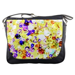 Sequins And Pins Messenger Bag by essentialimage