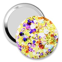 Sequins And Pins 3  Handbag Mirrors by essentialimage