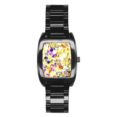 Sequins And Pins Stainless Steel Barrel Watch by essentialimage