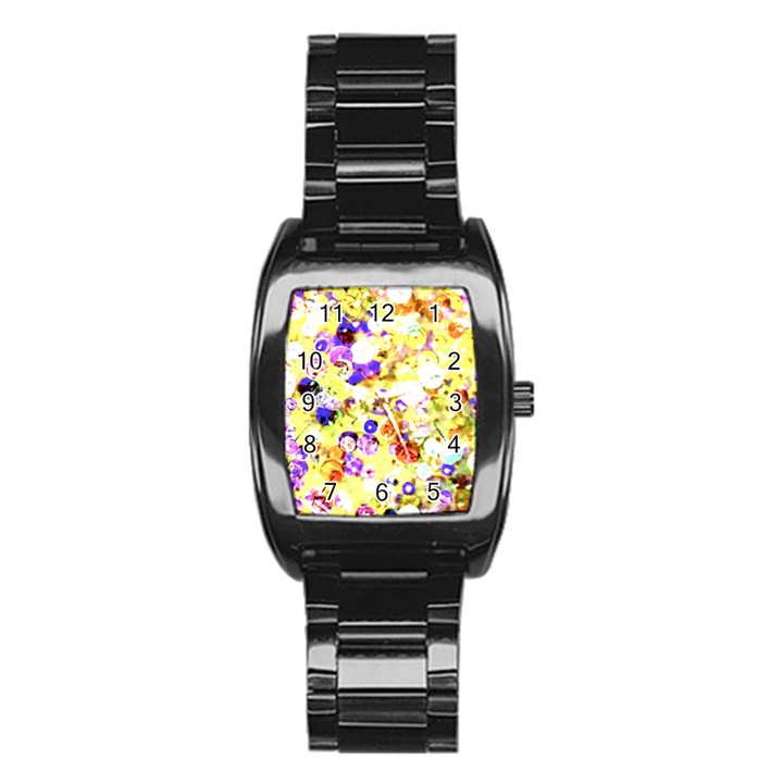 Sequins and Pins Stainless Steel Barrel Watch