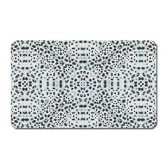 Dots Motif Geometric Print Design Magnet (rectangular) by dflcprintsclothing