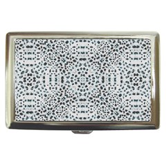 Dots Motif Geometric Print Design Cigarette Money Case