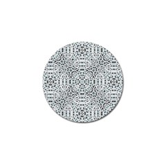 Dots Motif Geometric Print Design Golf Ball Marker (10 Pack) by dflcprintsclothing