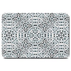 Dots Motif Geometric Print Design Large Doormat 