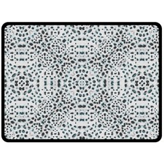 Dots Motif Geometric Print Design Double Sided Fleece Blanket (large)  by dflcprintsclothing