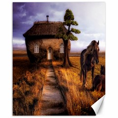 Strange House And Horses From Fonebook Canvas 16  X 20  by 2853937