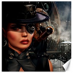 Steampunk Spy Lady Canvas 16  X 16  by 2853937