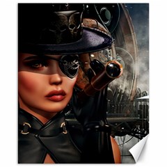 Steampunk Spy Lady Canvas 16  X 20  by 2853937