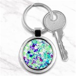 Sequins and Pins Key Chain (Round) Front