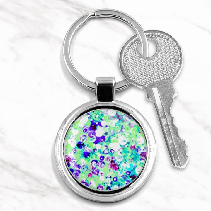 Sequins and Pins Key Chain (Round)