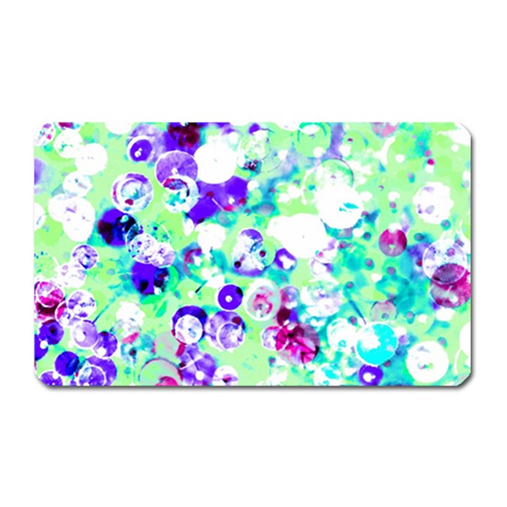 Sequins and Pins Magnet (Rectangular)