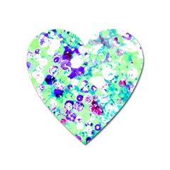 Sequins And Pins Heart Magnet by essentialimage