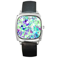 Sequins And Pins Square Metal Watch by essentialimage