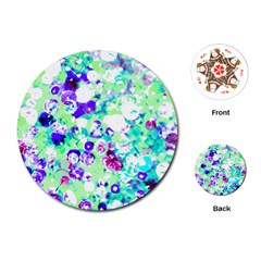 Sequins And Pins Playing Cards Single Design (round)