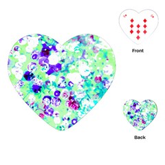 Sequins And Pins Playing Cards Single Design (heart) by essentialimage