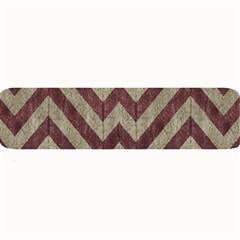 Vintage Grunge Geometric Chevron Pattern Large Bar Mats by dflcprintsclothing