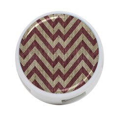 Vintage Grunge Geometric Chevron Pattern 4-port Usb Hub (one Side) by dflcprintsclothing