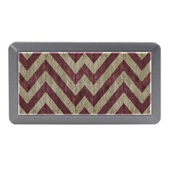 Vintage Grunge Geometric Chevron Pattern Memory Card Reader (mini) by dflcprintsclothing