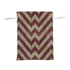 Vintage Grunge Geometric Chevron Pattern Lightweight Drawstring Pouch (s) by dflcprintsclothing