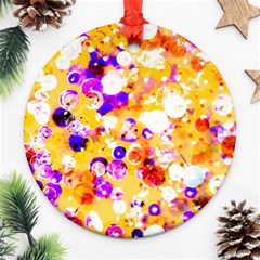 Summer Sequins Ornament (Round)