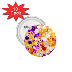 Summer Sequins 1.75  Buttons (10 pack)