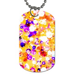 Summer Sequins Dog Tag (One Side)